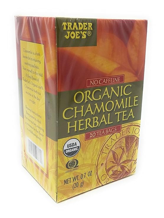 Trader Joe's No Caffeine Organic Chamomile Herbal Tea 20