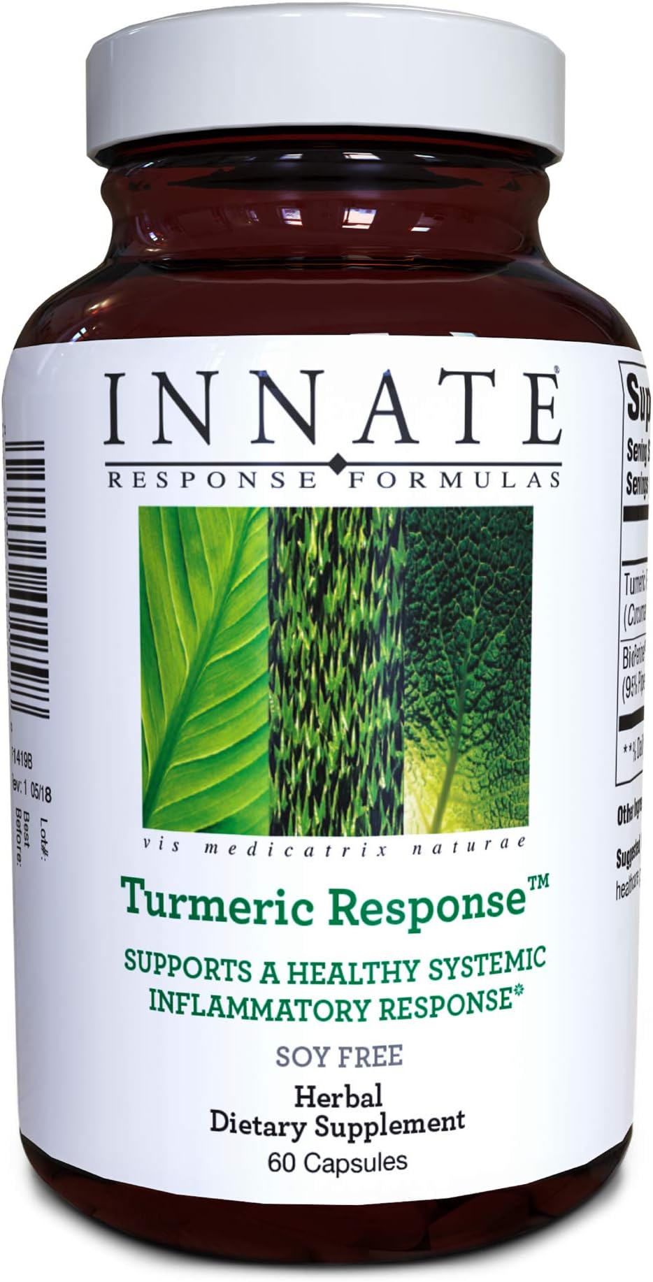 INNATE Response Formulas, Turmeric Response, Supports a Healthy Inflammation Response, 60 Capsules