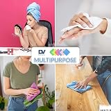 DualVertex 30 Microfibre Face Cloths 15x15cm Reusable Makeup Remover Wipes view 6
