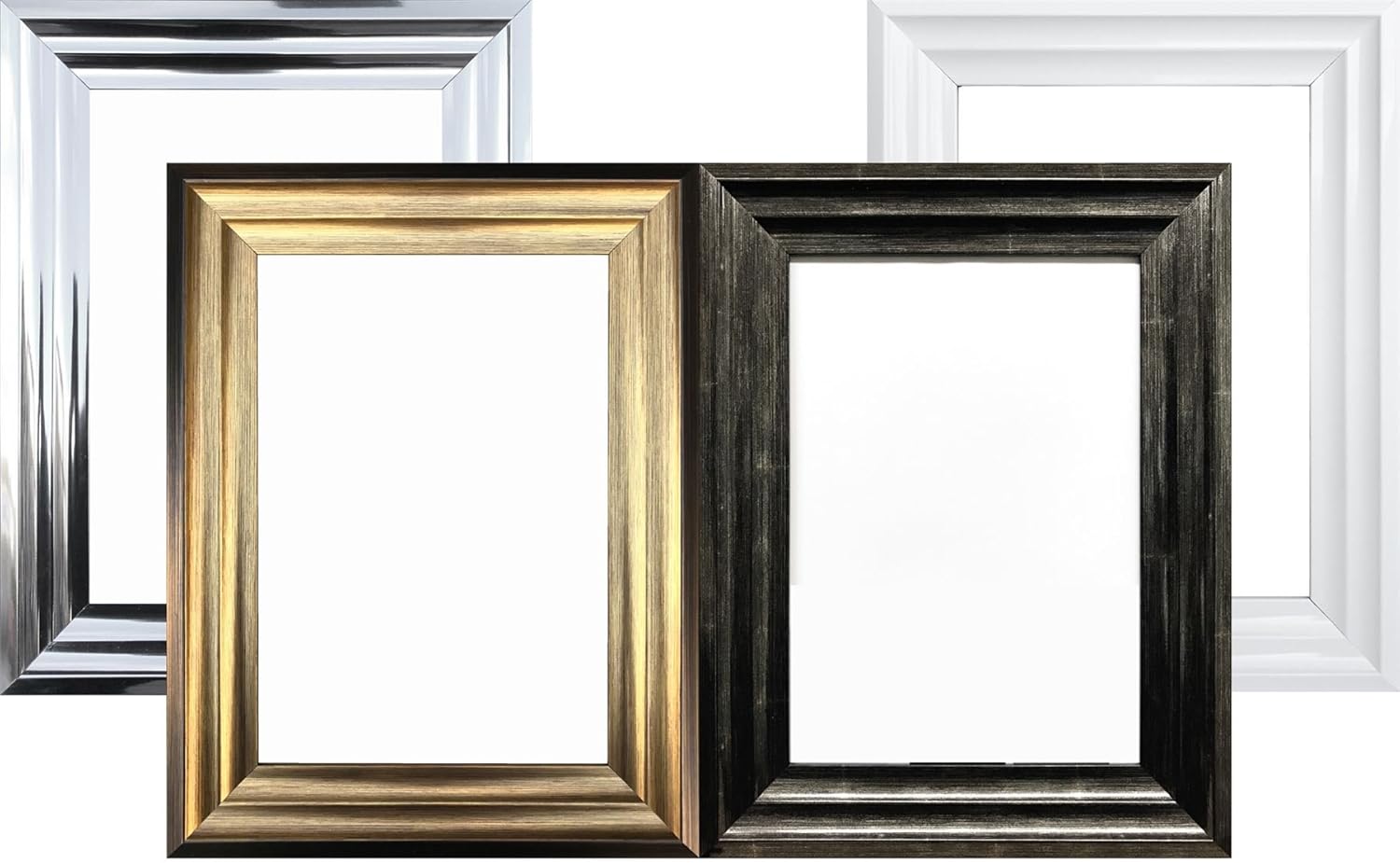 A1 WHITE ( GLOSS FINISH) SHABBY CHIC FRAMES LARGE SQUARE PICTURE PHOTO