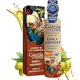 Garcia de la Cruz Early Harvest Organic Extra Virgin Olive Oil - Award-Winning from Toledo Spain - Glass 8.5 fl. oz. (250 ml)