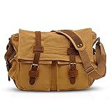 FANDARE 14 Inch Laptop Shoulder Bag Unisex Canvas