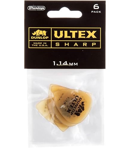 Dunlop Tortex Jazz III XL Gitarrenplektren - 1,14 Mm Stark, Verschiedene Packungsgrößen (6,10,12,20,24,36 Stk.)