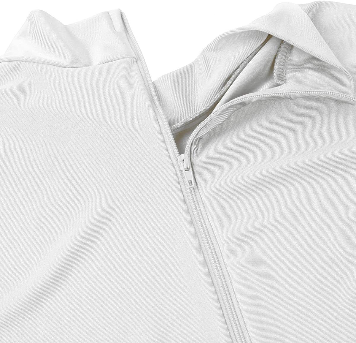 easyforever Mens Adult One Piece Turtleneck Long Sleeve Full Body Leotard Footless Bodysuit Dancewear