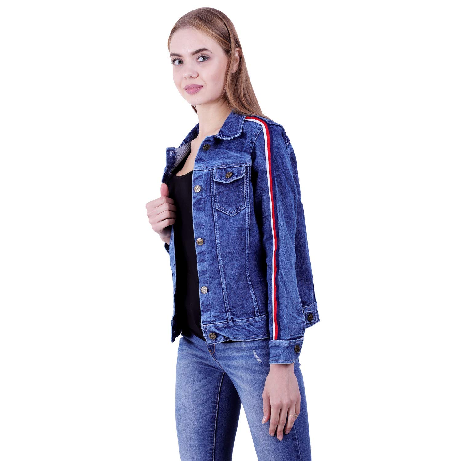 meer india garments denim jacket for women