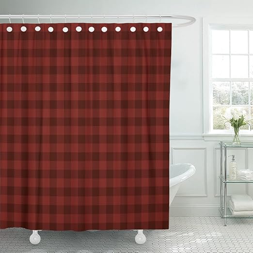 Amazon Com Emvency Shower Curtain Curtains Autumn Brown Buffalo