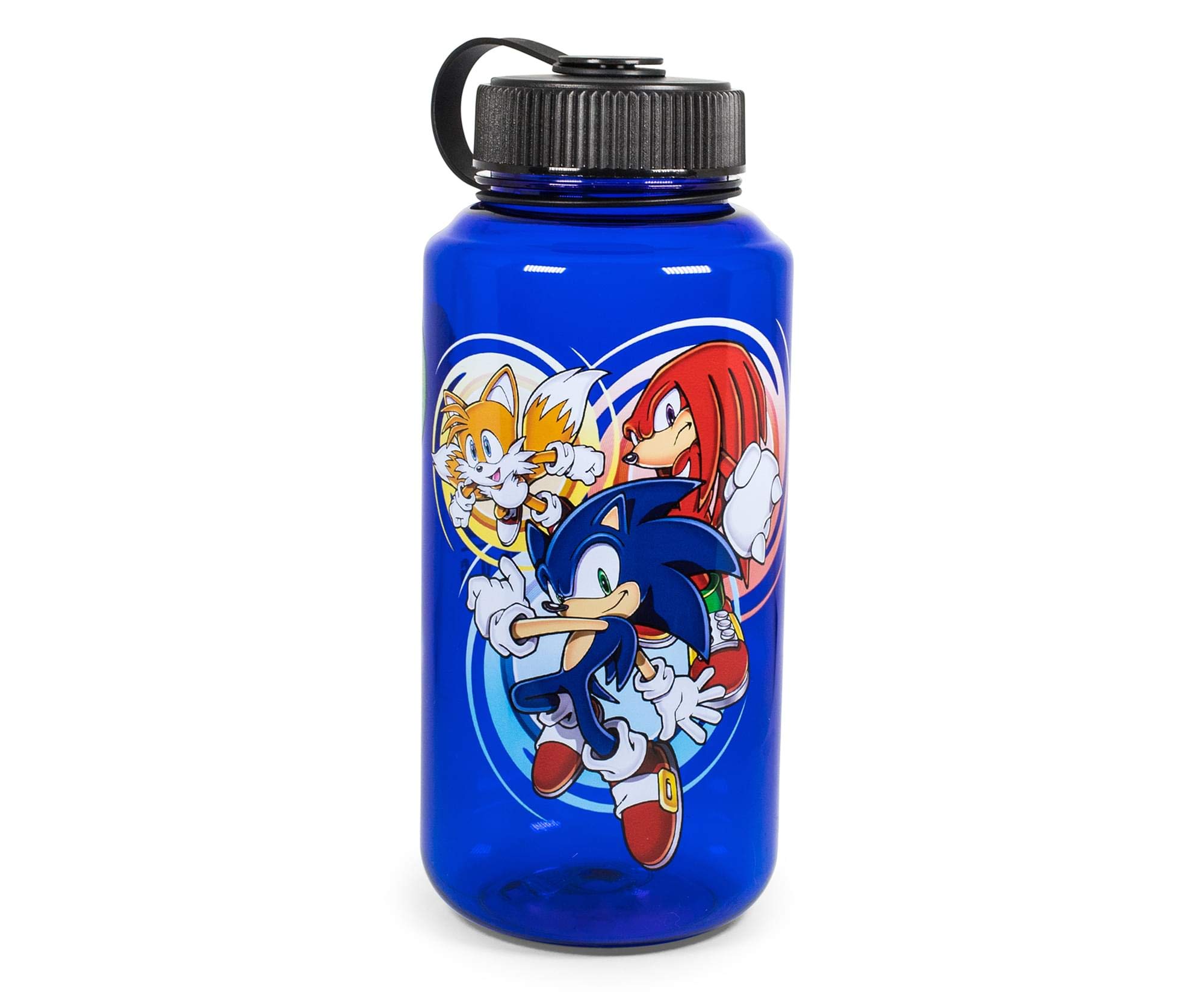 Sonic The Hedgehog Character Plastic Water Bottle | Holds 32 Ounces
