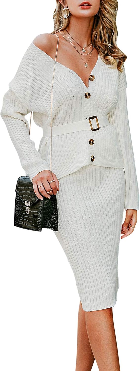 2 piece sweater dress