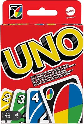 UNO Gioco di Carte, 7+ anni, 2-10 giocatori
