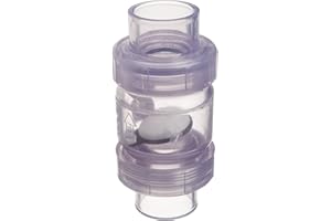 SPEARS MANUFACTURING Spears S1720C15 PVC True Union Utility Swing Check Valve, 1-1/2-Inch, Clear