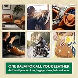 Wheelers Natural Leather Balm 300ml Beeswax Essential Oils Leather Restorer view 3