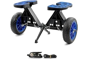 Bonsing Kayak Cart Dolly Kayak Accessories Carrier for Kayak Canoe Transport with All-Terrain Wheels