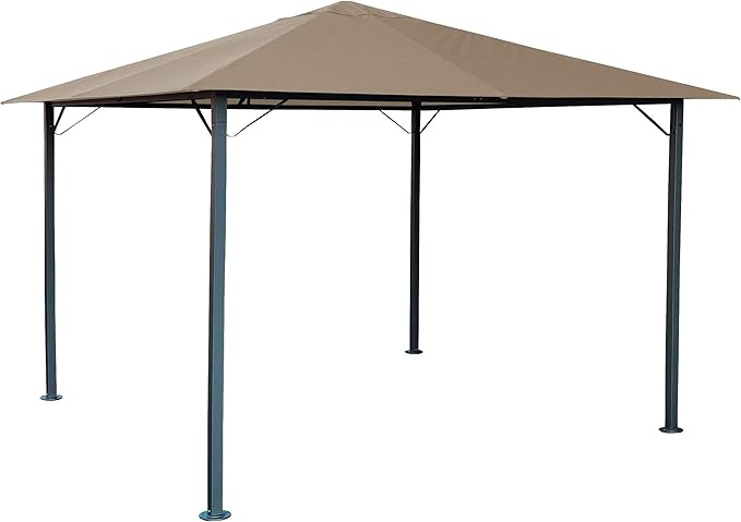 Quick Star Metall Garten Pavillon Nizza 3x3m Antik Partyzelt Sand Ufellacusherai