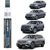 COSLAKE Car Touch Up Paint(Platinum Gray Metallic(LD7X/2R)) for Volkswagen | Car Paint Scratch Repair Kit, Quick &amp; Easy Solution to Repair, 2 in 1 Scratch Remover Pen with Disposable Micro Applicators