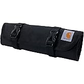 Carhartt 18 Pocket Utility Roll, Durable Water-Resistant Tool Organization Roll Bag, Essential Tool Roll (Black)