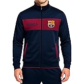 Icon Sports Officially Licensed FC Barcelona Soccer Track Jacket - Unisex Adult