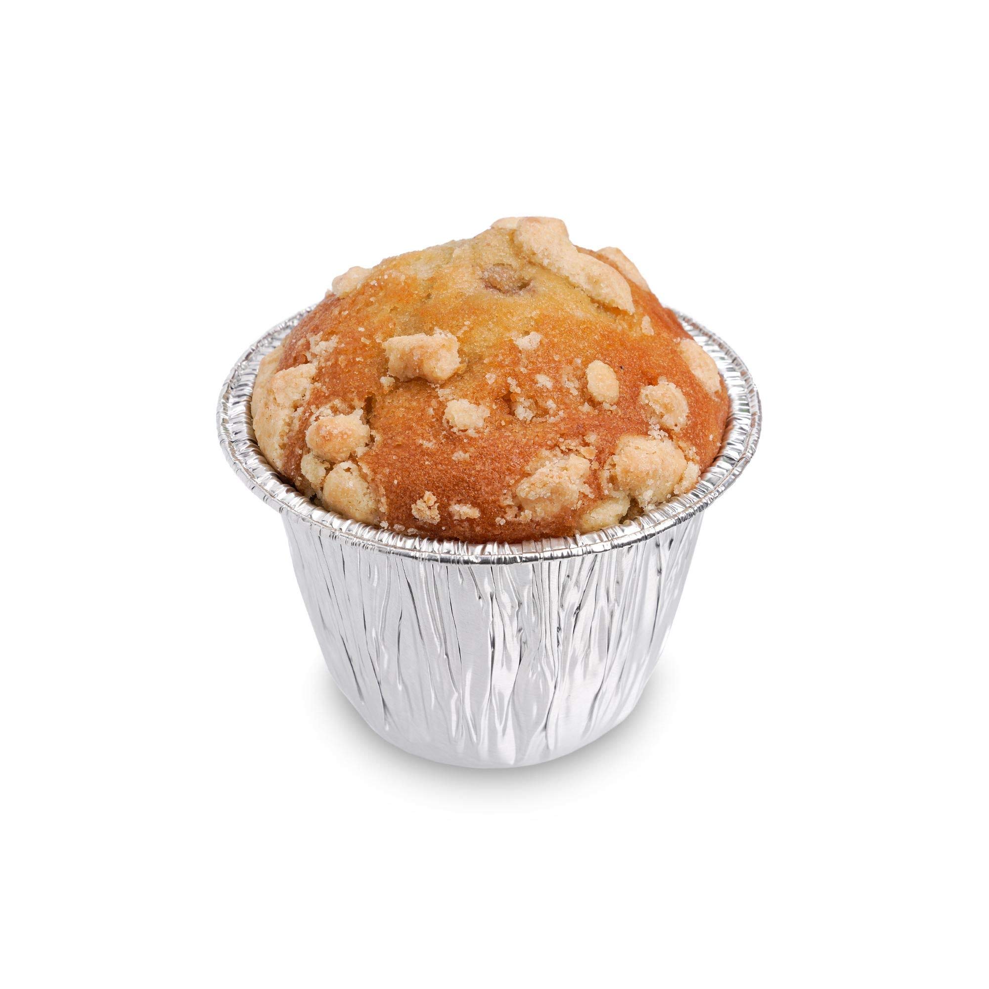 Pack of 25 Aluminium Disposable Baking Cups ~ Tin Foil Pan Cupcake Bowls ~ Reusable and Disposable Muffin Foil Pans