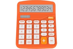 Helect Calculator, Standard Function Calculator (Orange)