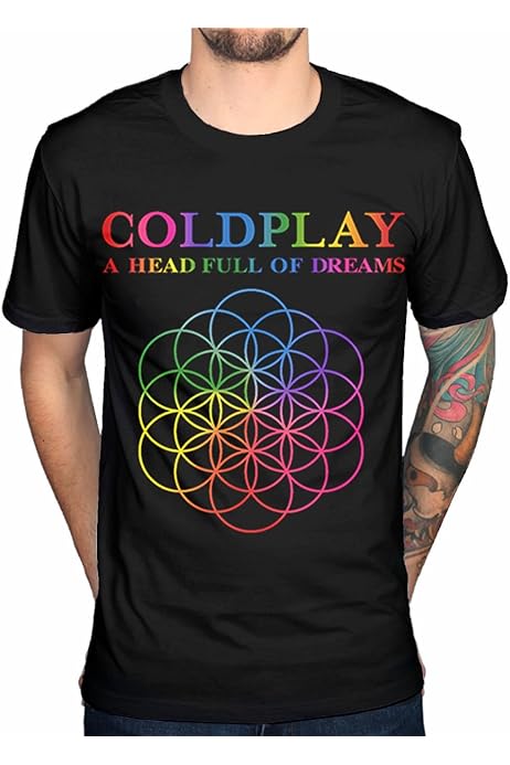 GD Women's Coldplay a Head Full of Dreams Tour V Neck T-shirt Black M :  Amazon.ca: Clothing, Shoes \u0026 Accessories