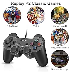 Cipon Wired Controller for PS-2 Console, Black