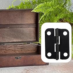 Black Cabinet Hinge, Antrader 1" x 3/4" Metal