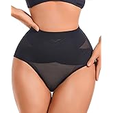 Tummy Control Shapewear Panties for Women Body Shaper Seamless Thong Underwear Compression Briefs Low Rise Girdle Panty