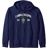 Lambda Chi Alpha Fraternity Est.1909 LXA Lambda Chis LCA Zip Hoodie
