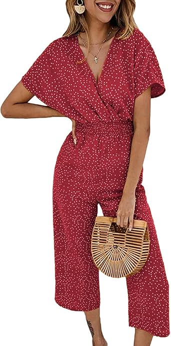 polka dot romper pants