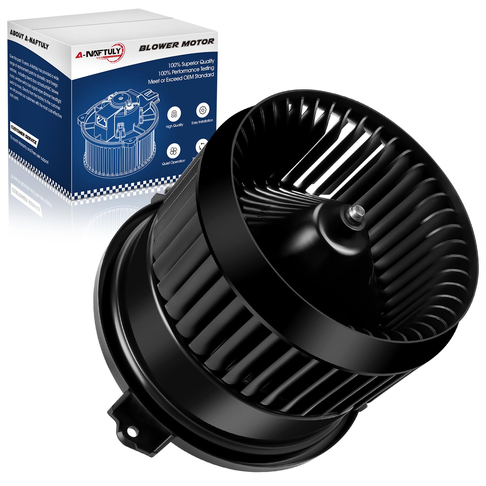 Photo 1 of Rear HVAC Blower Motor Fan Replacement Fits for 2008-2020 Toyota Sequoia, Sienna, Highlander, Land Cruiser & Lexus GX460, LX570 - HVAC Heater Blower Motor Fan Assembly, 700303, 87103-0C061
