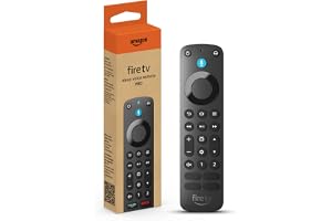 Amazon Fire TV Alexa Voice Remote Pro (newest model), includes remote finder, TV controls and backlit buttons (requires compa