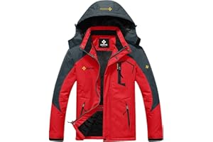 GEMYSE Men's Mountain Waterproof Ski Snow Jacket Winter Windproof Rain Jacket