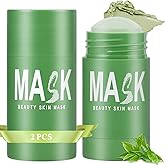 FAIRYTALESPACE 2 Pack Green Tea Purifying Clay Mask, Green Tea Cleansing Stick Mask, Blackhead Removal, Deep Pore Cleansing,