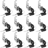 JMIATRY 12x 20mm Security Cam Locks w/ 24 Keys for Mailbox Drawer Cabinet Door view 1
