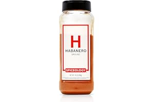 Spiceology - Habanero Powder - Ground Dried Habanero Pepper - Use it for: Hot Sauces, Salsa, Chilis, Meat and Vegetables - 16 oz
