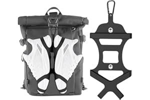 Shoe Holster for Backpack, Doormoon Shoe Holder 1 Pair Footwear Clip for Cleats Basketball Running Shoes, Large(Black)