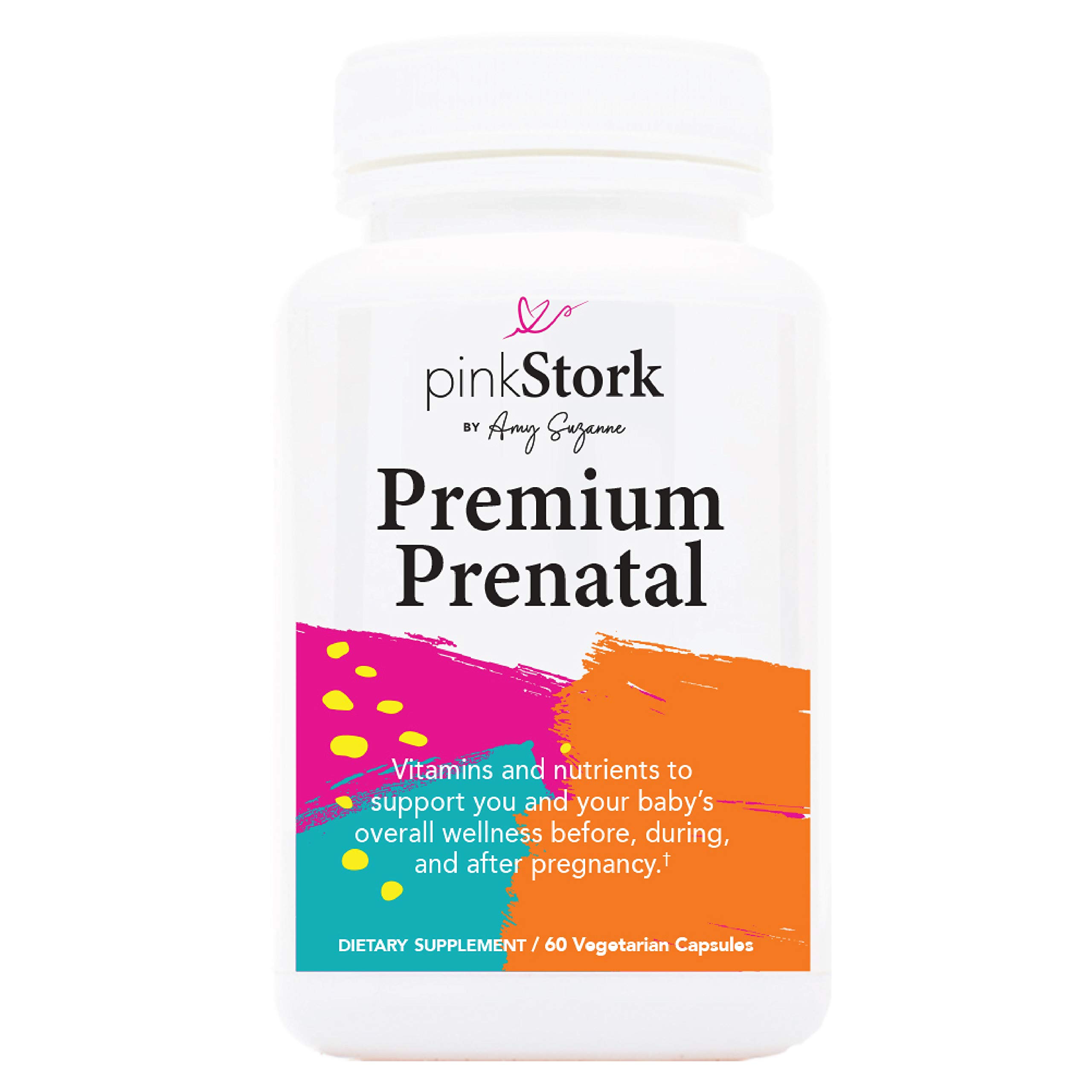 Pink Stork Premium Prenatal Vitamin Organic WholeFood Ingredients