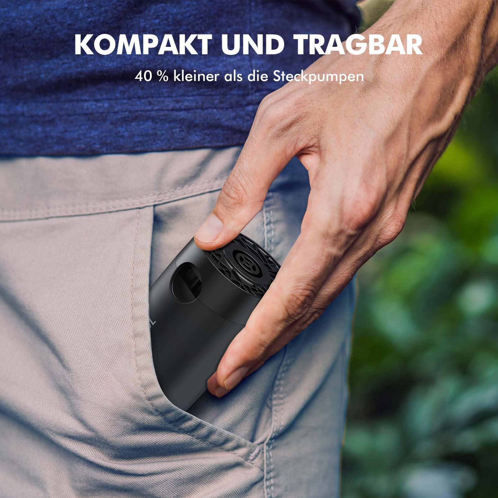 Elektrische Luftpumpe Akku Pumpe für luftmatratze: Mini Portable Electric Air Tiny Pump USB Batterie Elektrisch Klein Elektropumpe kleine Kompressor mit Licht für Pool Camping Matratze Luftbett 5