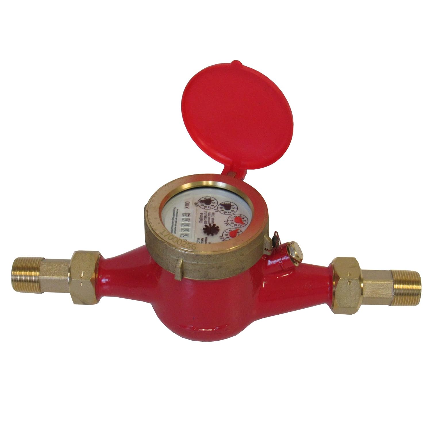 PRM 3 4 Inch NPT Water Meter For Hot Water Applications Viton Seals