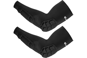 2-Pack Padded Arm Sleeves - Elbow Forearm Crashproof Pads for Sports