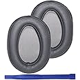 WH-H900N Replacement Ear Pads Protein PU Leather Ear Cushion Compatible with Sony WH-H900N and MDR-100ABN Headphones (Dark Grey)