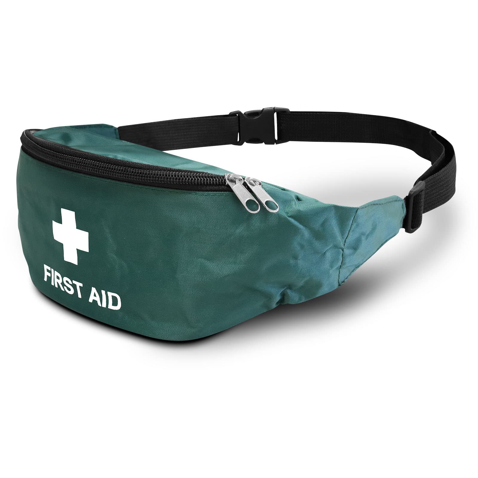 RE-GEN Empty Refillable First Aid Home Office School Work Sports Travel Outdoor Bum Bag Waist Pack Pouch Green