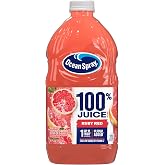 Ocean Spray 100% Juice, Ruby Red Grapefruit, 60 Ounce Bottle (Packaging May Vary)