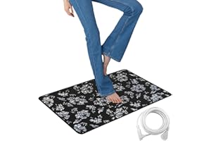 LAXVAPIU Grounding Mat 11.8x23.6 Inch Grounding Mats Universal Earth Connected Pad Grounded Feet,Desk,Laptop Mat,Pet Pad