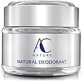 AC NATURE Deodorant, Organic and 100% Natural Ingredients, Aluminum Free, No Fragrances, Paraben Free, All Day Odor Protectio