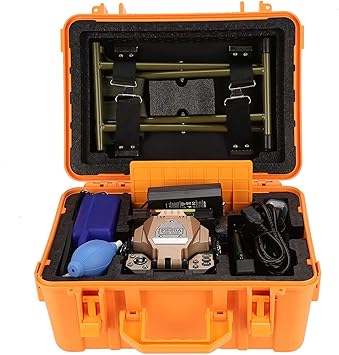 Empalmador de fusión de fibra óptica