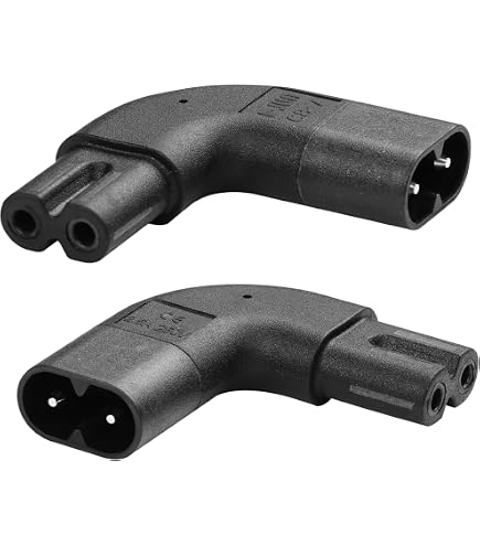 CodePhantom　CCSE コーティングアダプターfor  Amazon.com: JSADZKJ IEC 320 C8 to C7 Power Adapter 90 Degree Angle