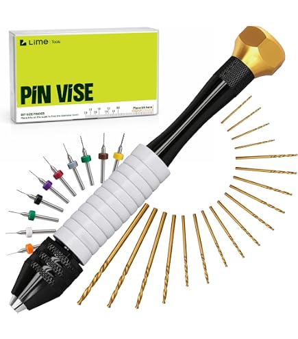 Amazon.com: Tamiya 74112 Fine Pin Vise D-R (0.1-3.2mm) : Tools
