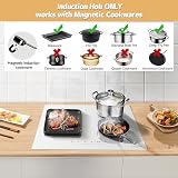 Karinero White Induction Hob 4 Zone 60cm Flex Zone 2800W Auto Switch Off view 7