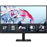 Samsung 27" ViewFinity S7 (S70H) High-Resolution Monitor | 4K UHD (3840x2160), IPS, HDR10, Eye Saver Mode, HDMI and DP Ports, Samsung Display Manager, LS27H70DEANXZA