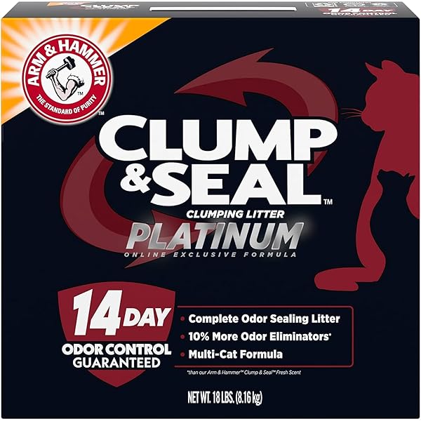 ARM & HAMMER CLUMP & SEAL PLATINUM CAT...
